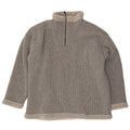 FHB Herre Zip Neck Sherpa Sweatshirt Jumper XL Grå Polyester