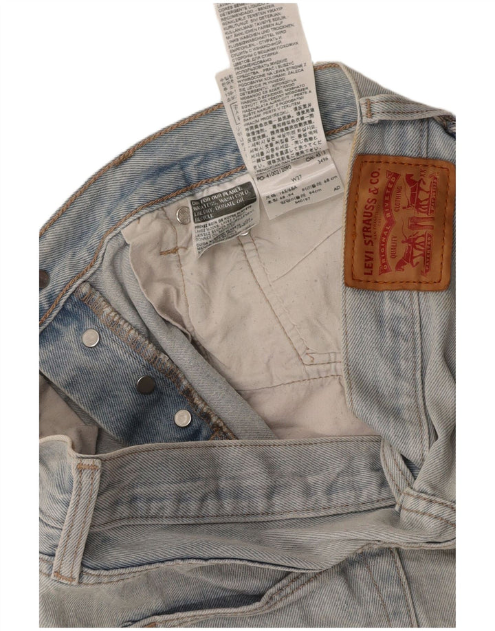 LEVI'S Womens 501 denimshorts W27 Små blå bomuld