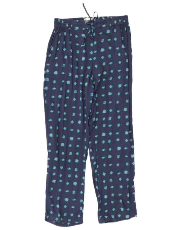 Fat Face kvinders abstrakt mønster bukser UK 10 Small W30 L27 Blue