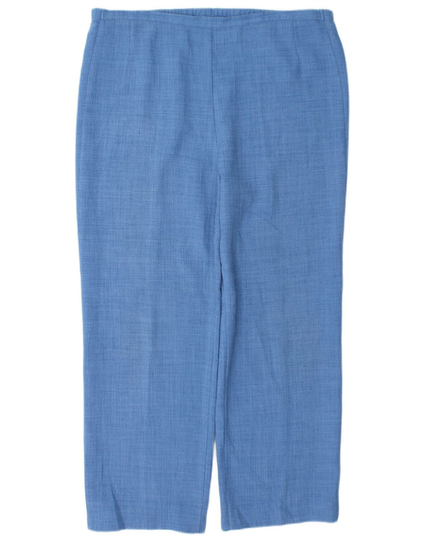 Marks & Spencer Lige fritidsbukser til kvinder UK 14 Large W36 L28 Blue