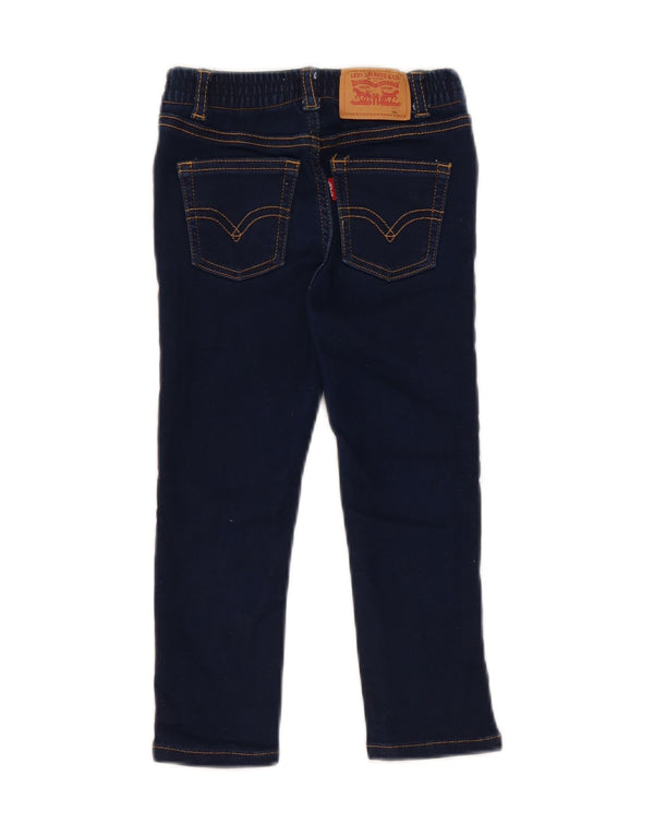 Levi's Baby Girls Skinny Jeans 18-24 måneder W20 L14 Marineblå Bomuld
