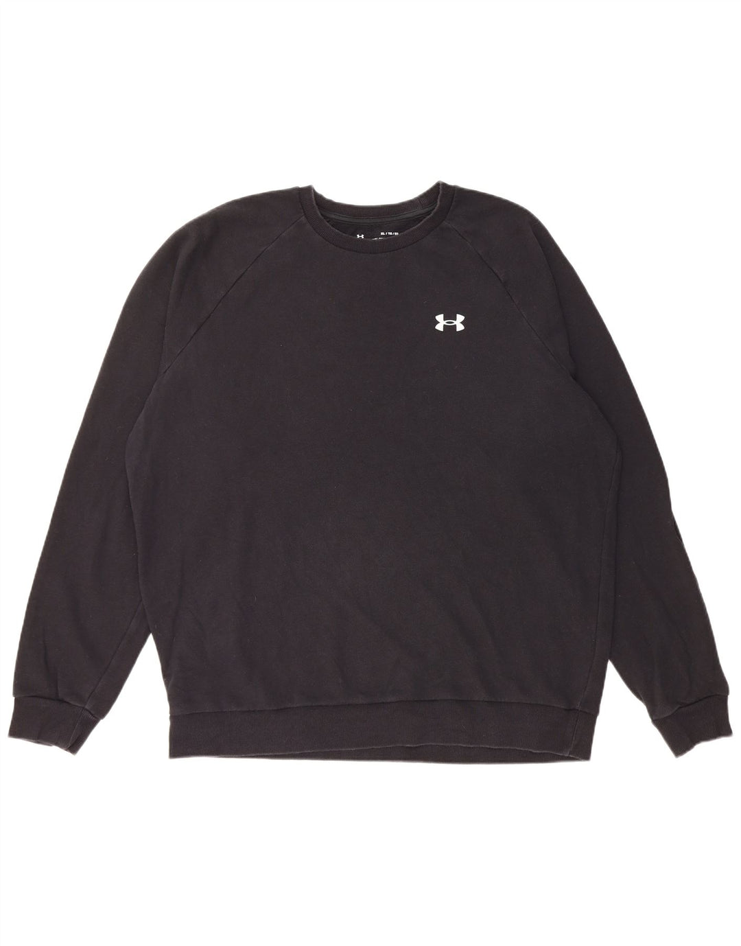 UNDER ARMOUR Herre Cold Gear Sweatshirt Jumper XL Sort Bomuld
