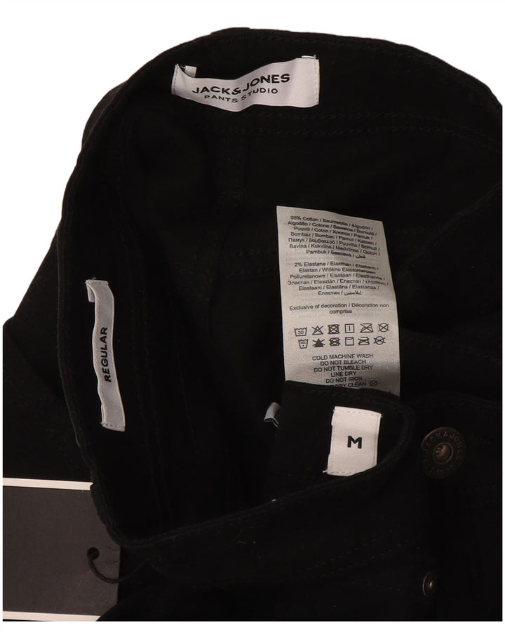 Jack & Jones Herre Regular Casual Shorts Medium W32 Sort Bomuld