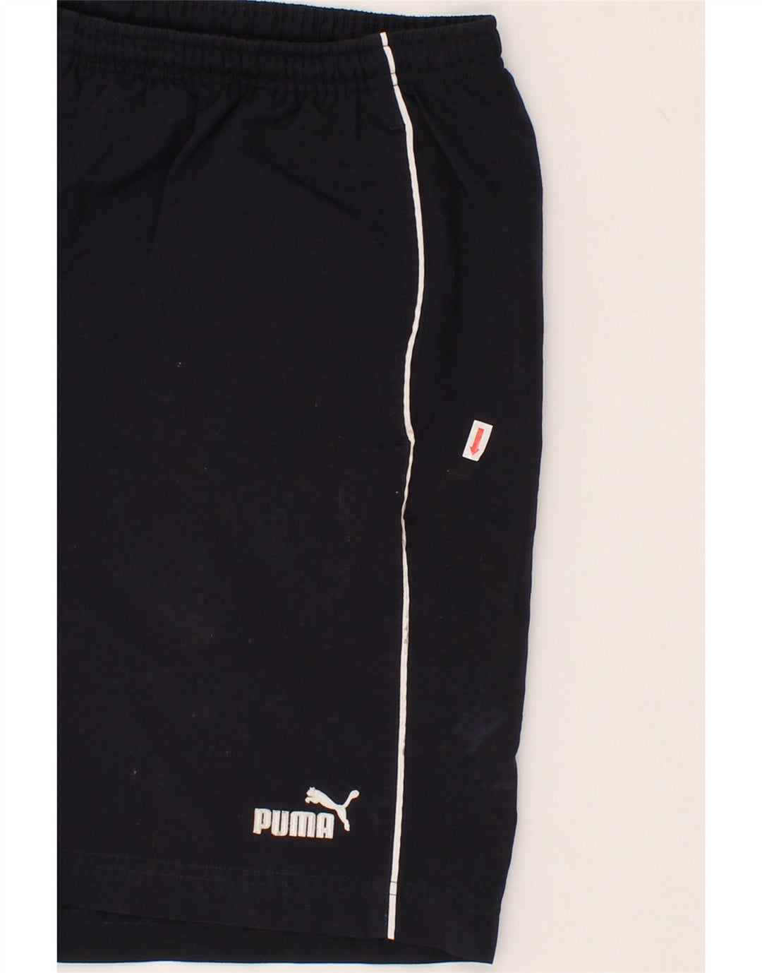 PUMA Mens Sport Shorts 2XL Navy Blue Vintage Puma and Second-Hand Puma from Messina Hembry 