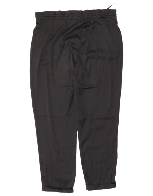 Benetton Womens Regular Casual Bukser Medium W30 L27 Sort Polyester