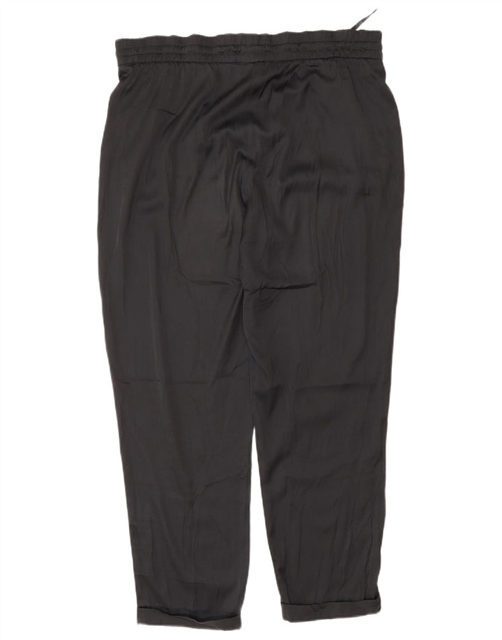 Benetton Womens Regular Casual Bukser Medium W30 L27 Sort Polyester