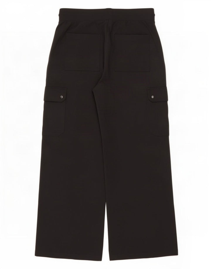 Marks & Spencer Dame Cargo Træningsdragt Bukser UK 14 Large Black Viscose