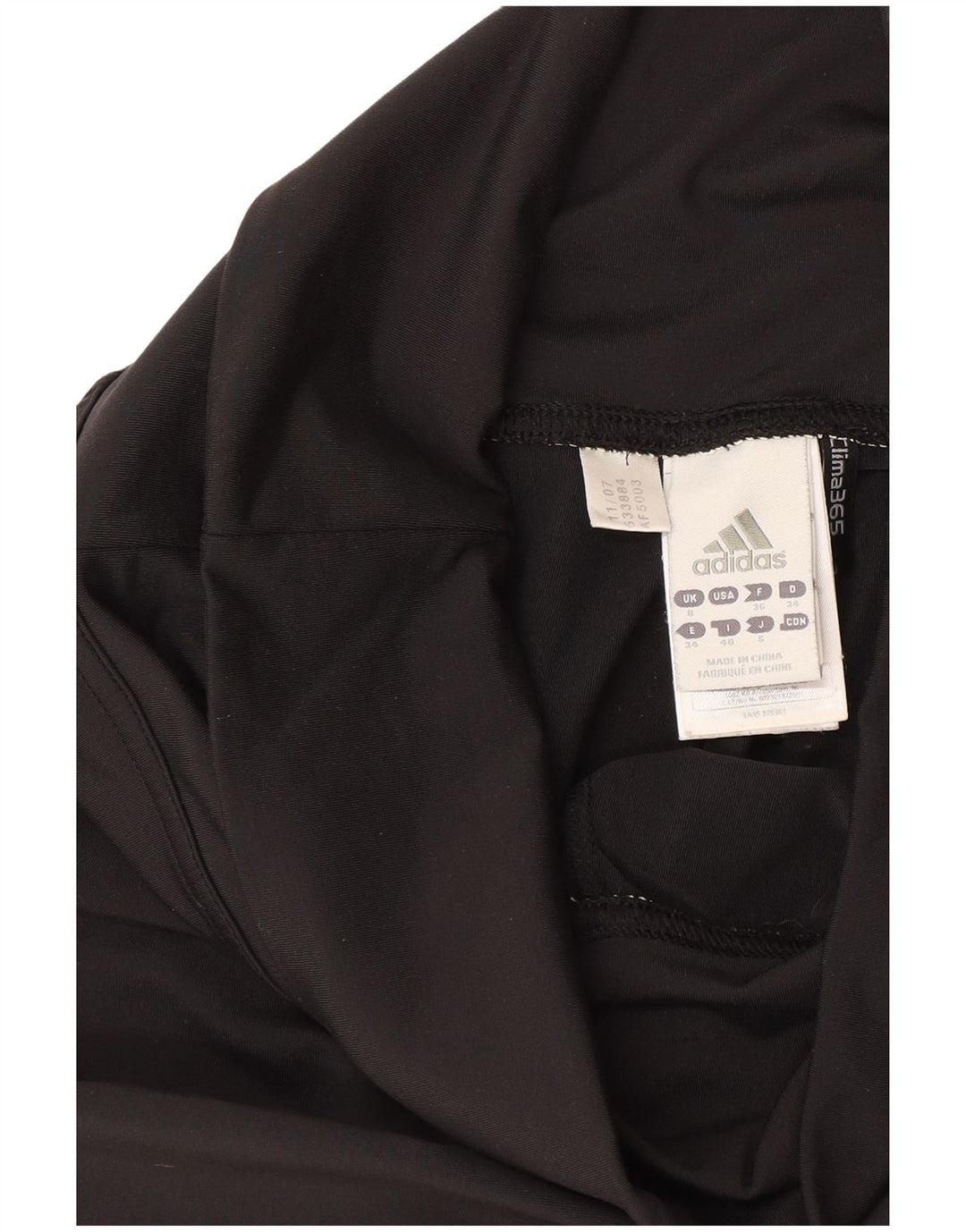 Adidas Womens Climalite Bermuda Sports Shorts UK 8 Small Black Polyester