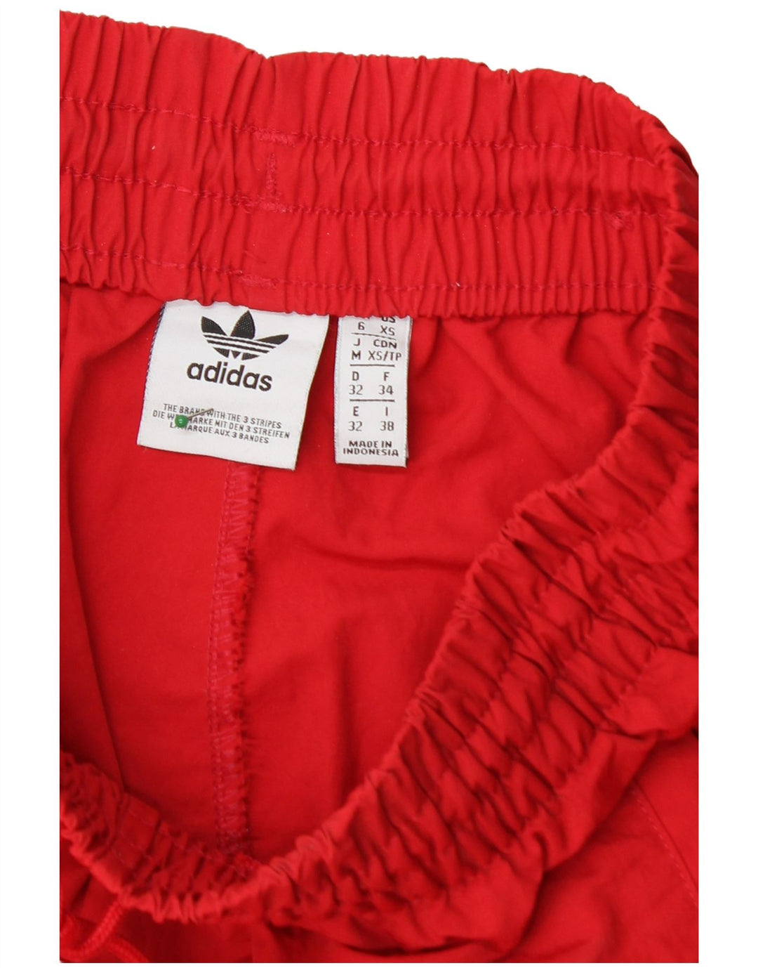 ADIDAS Dame Loose Fit træningsdragt Topjakke UK 6 XS Rød Polyester