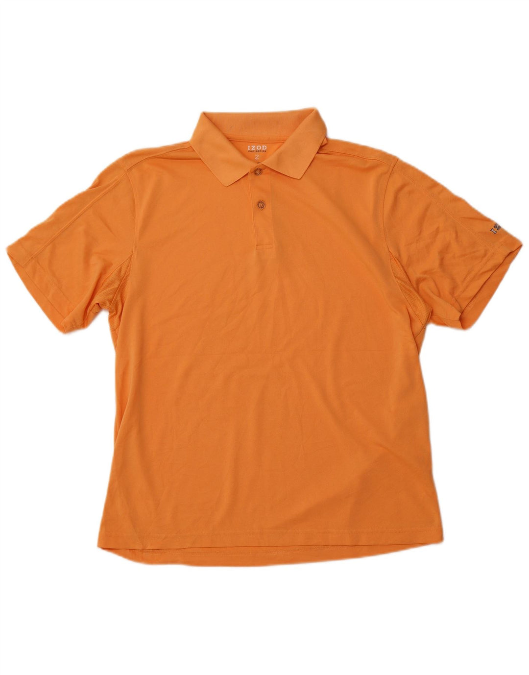 IZOD Poloskjorte til mænd Medium Orange Polyester