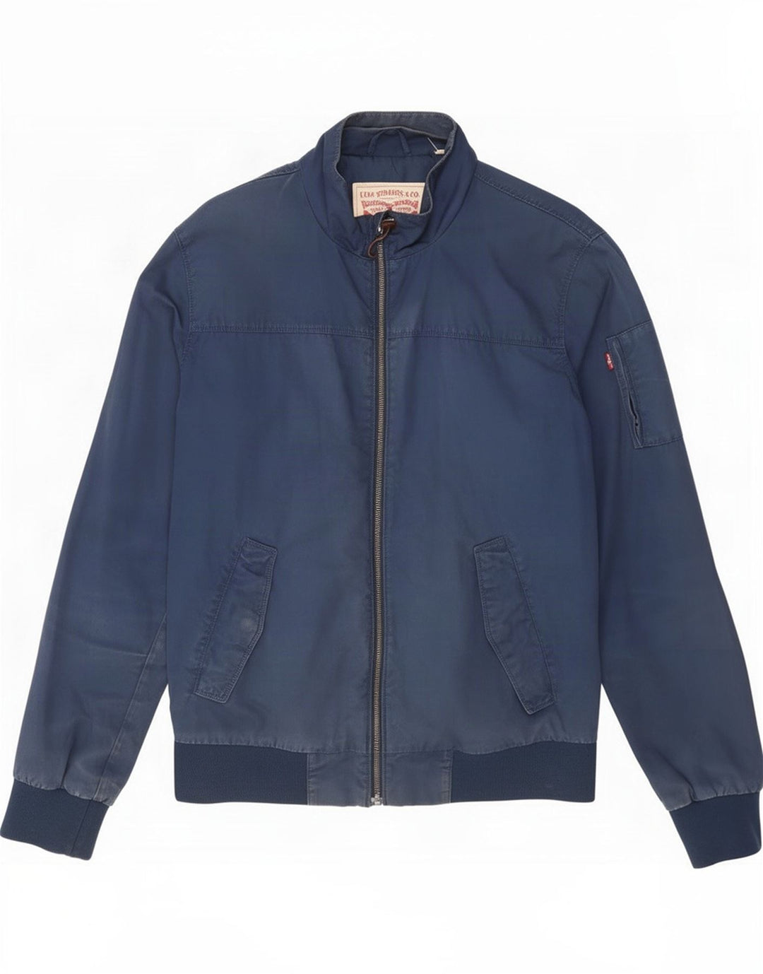 Levi's Bomberjakke til mænd UK 38 Mellem marineblå bomuld