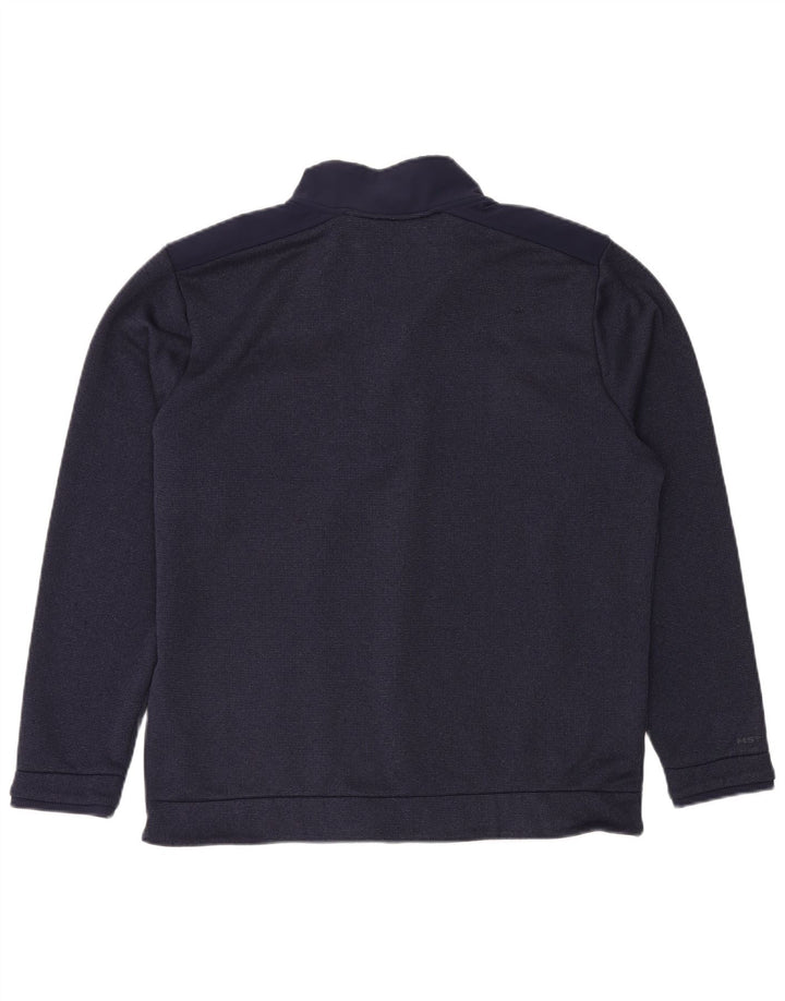 UNDER ARMOUR Sweatshirt med lynlås til mænd XL marineblå polyester