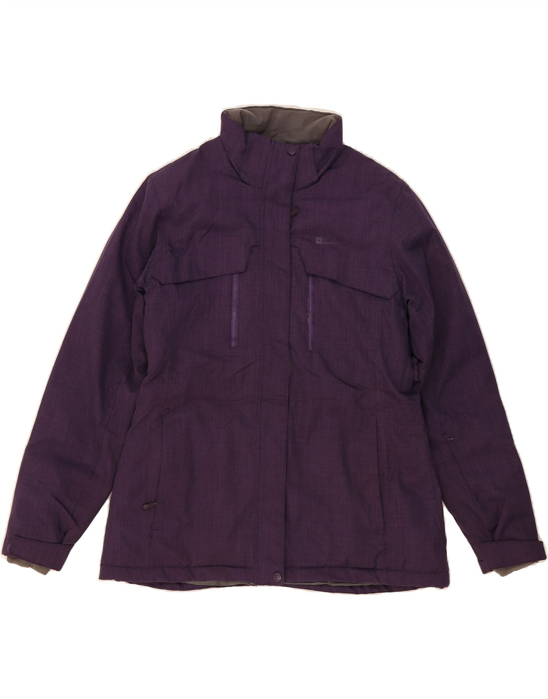 MOUNTAIN WAREHOUSE Womens Windbreaker Jacket UK 14 Large Purple Polyester Vintage Mountain Warehouse and Second-Hand Mountain Warehouse from Messina Hembry 