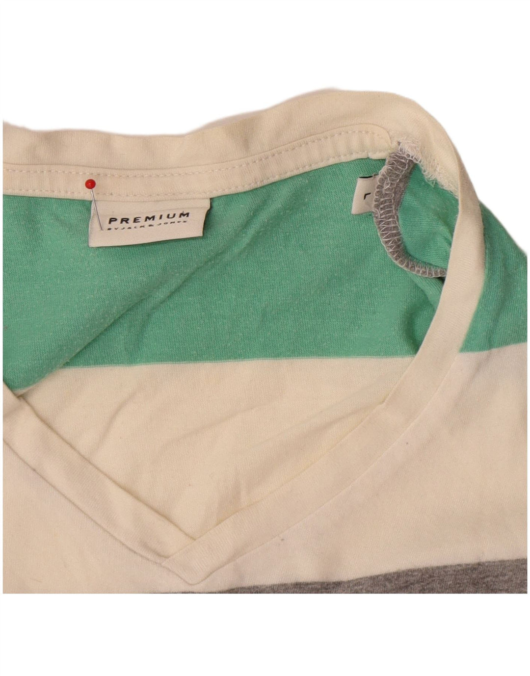 Jack & Jones Herre T-Shirt Top Stor Flerfarvet Stribet