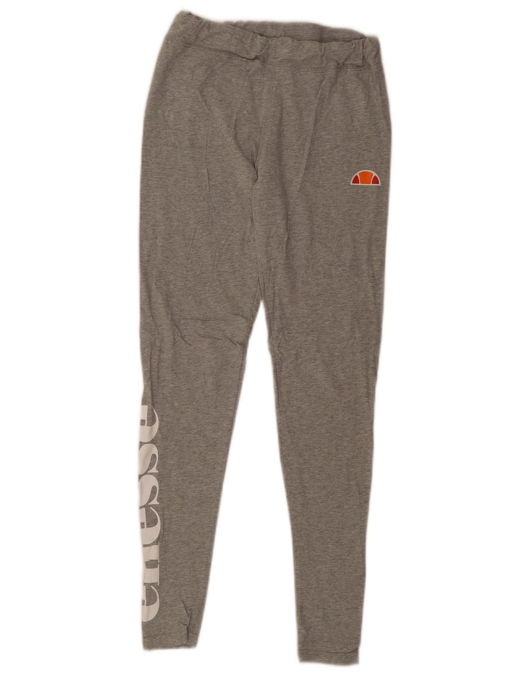 Ellesse Kvinders Grafiske Leggings UK 10 Små Grå Bomuld