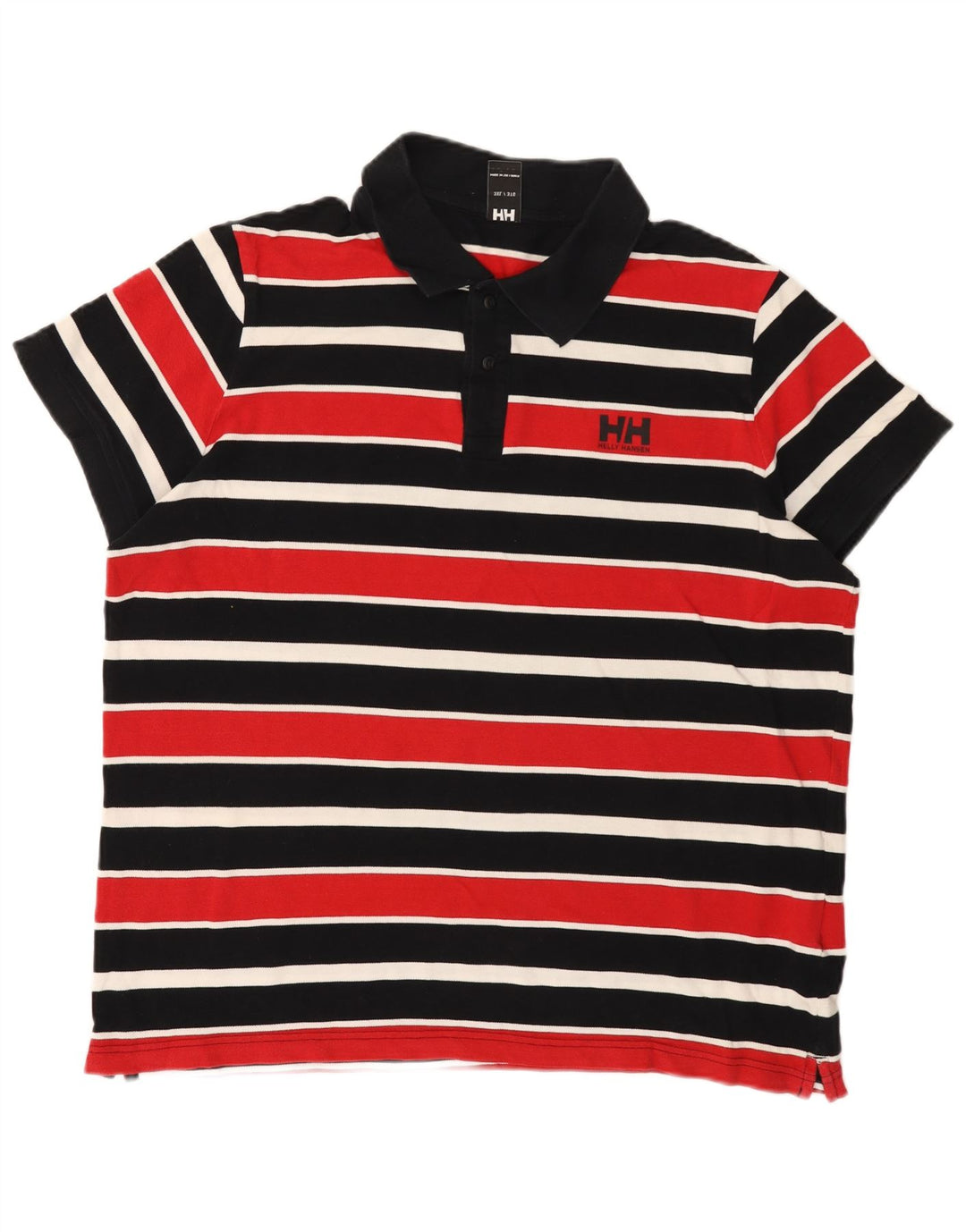 Helly Hansen Herre poloskjorte 3XL flerfarvet stribet bomuld