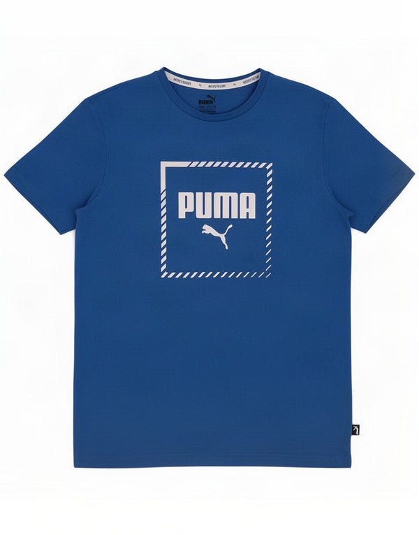 Puma Boys Grafisk T-Shirt Top 15-16 år Blå