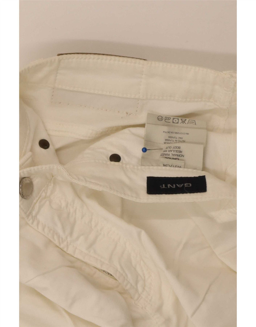 Gant lige jeans til kvinder W31 L34 hvid bomuld
