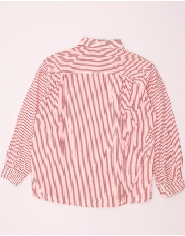 Trussardi Baby drengeskjorte 7-8 år Pink nålestribet bomuld