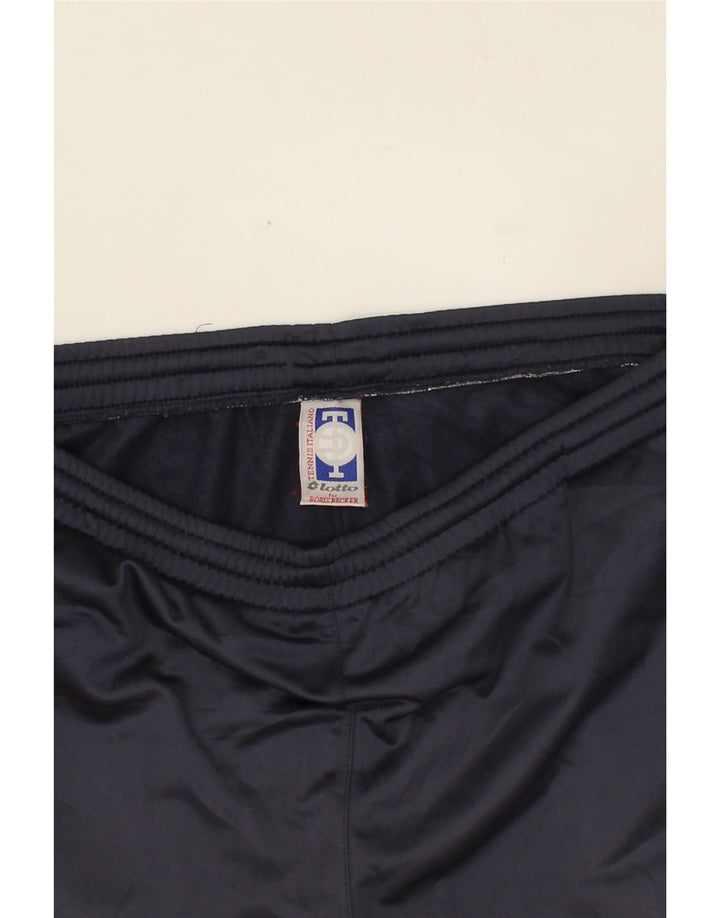 LOTTO Mens Tracksuit Trousers Large Navy Blue Vintage Lotto and Second-Hand Lotto from Messina Hembry 