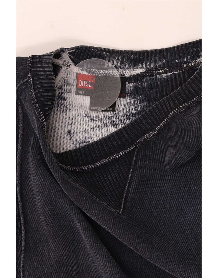 Diesel Herre Sweatshirt Jumper Stor Marineblå Bomuld