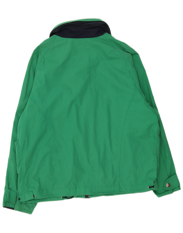 Roy Rogers Herre Windbreaker Jacket UK 40 Large Green Colourblock Bomuld