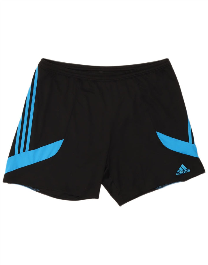 Adidas Herre Climalite Sportshorts XL Sort Colourblock Polyester