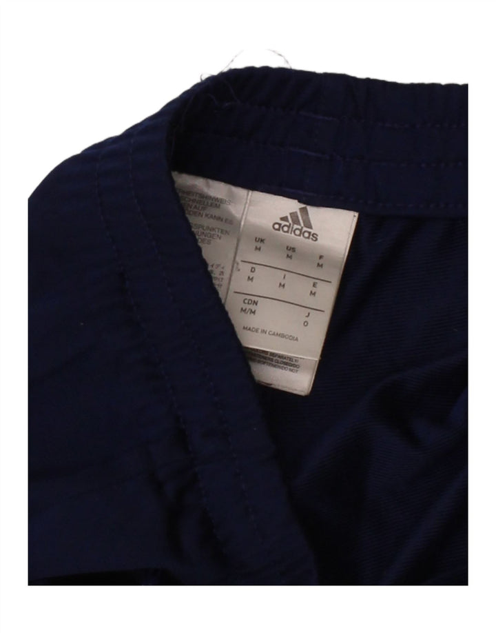 ADIDAS Mens Tracksuit Trousers Joggers Medium  Navy Blue Polyester Vintage Adidas and Second-Hand Adidas from Messina Hembry 