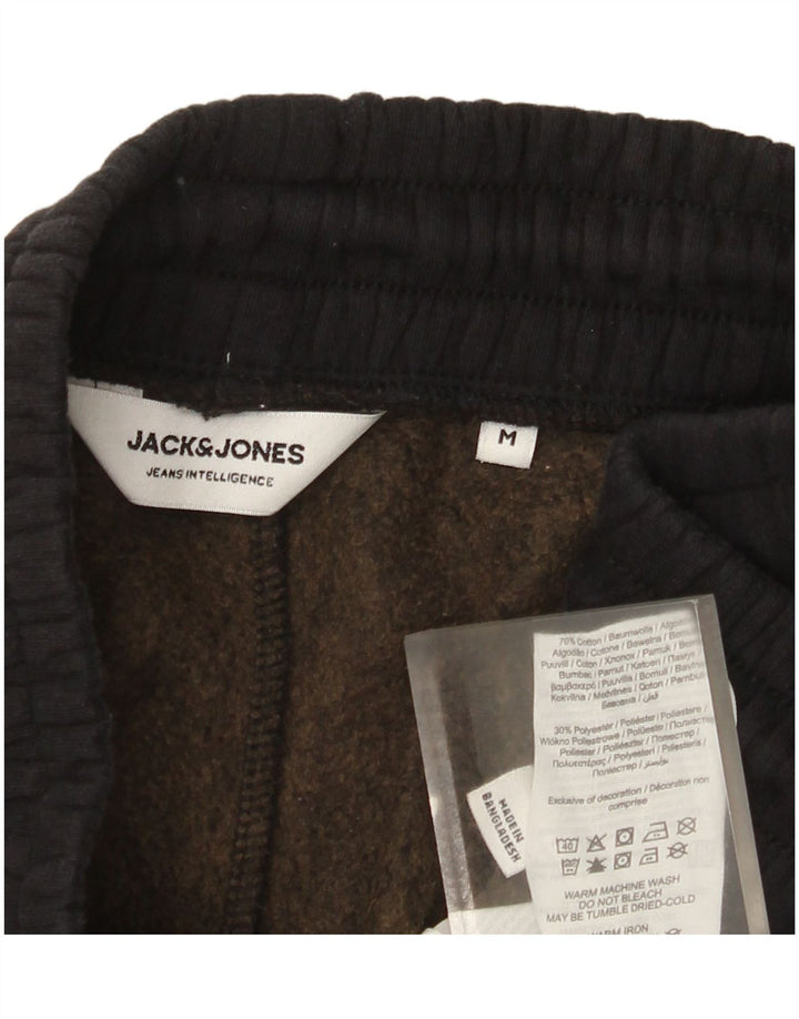 Jack & Jones Herre grafisk træningsdragt Bukser Joggers Medium Sort Bomuld