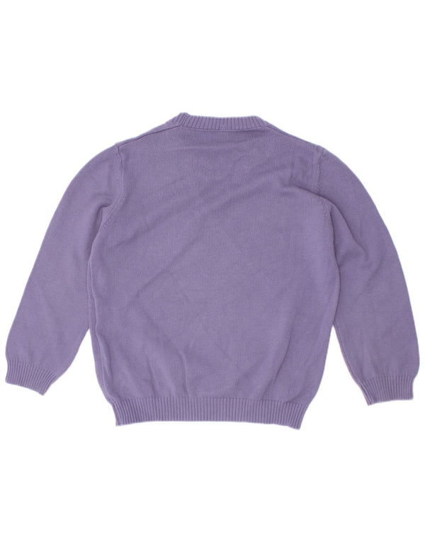 Benetton Boys Boat Neck sweater 3-4 år 2XS lilla bomuld