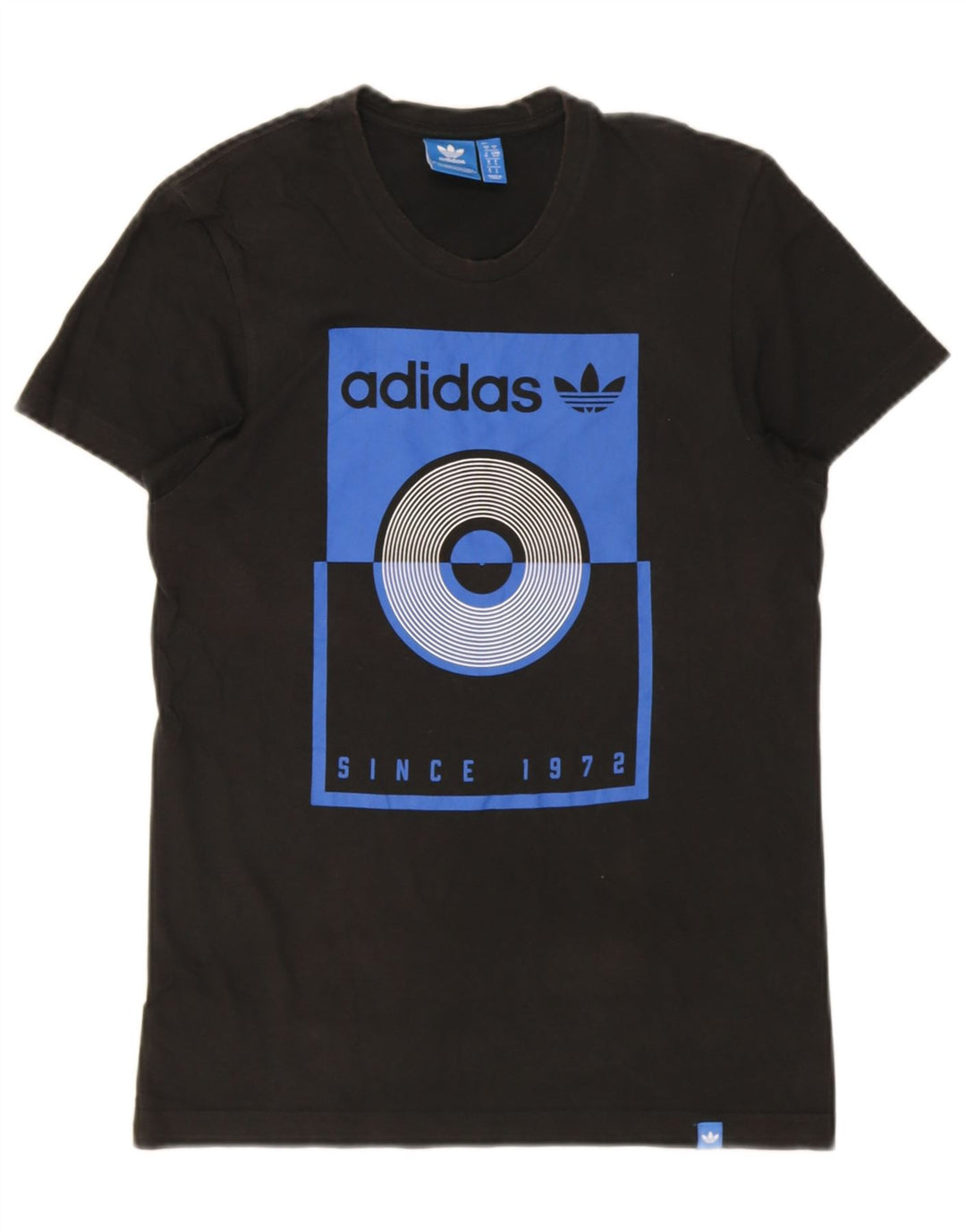 Adidas Herre grafisk T-shirt Top Lille Sort