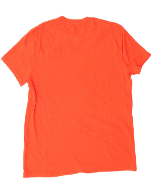 Maui and Sons Herre grafisk T-shirt Top Medium Orange Bomuld