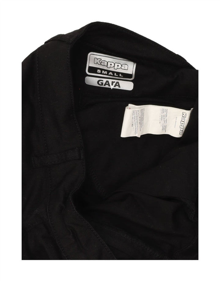 KAPPA Mens Gara Slim Cargo Trousers Small W29 L34 Black Cotton Vintage Kappa and Second-Hand Kappa from Messina Hembry 