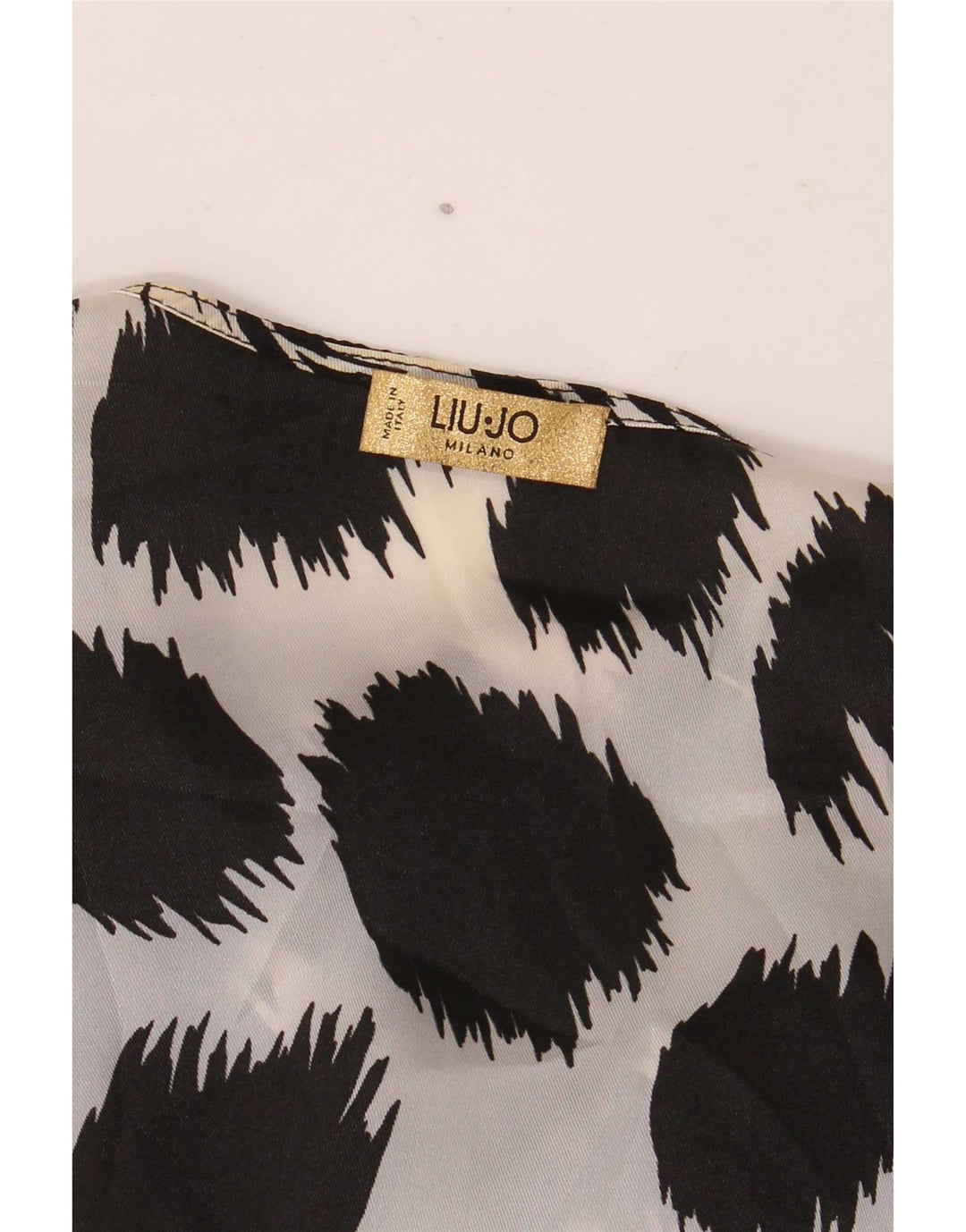 Liu Jo Dame Langærmet Bluse Top UK 14 Medium Black Floral