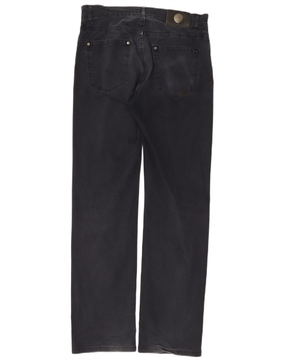 Trussardi Straight Jeans til mænd W32 L32 Marineblå bomuld