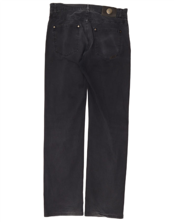 Trussardi Straight Jeans til mænd W32 L32 Marineblå bomuld