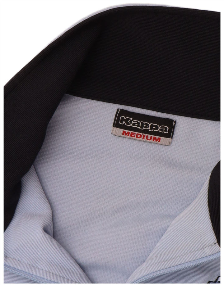 KAPPA træningsdragt topjakke til kvinder UK 14 Medium Blue Colourblock Polyester
