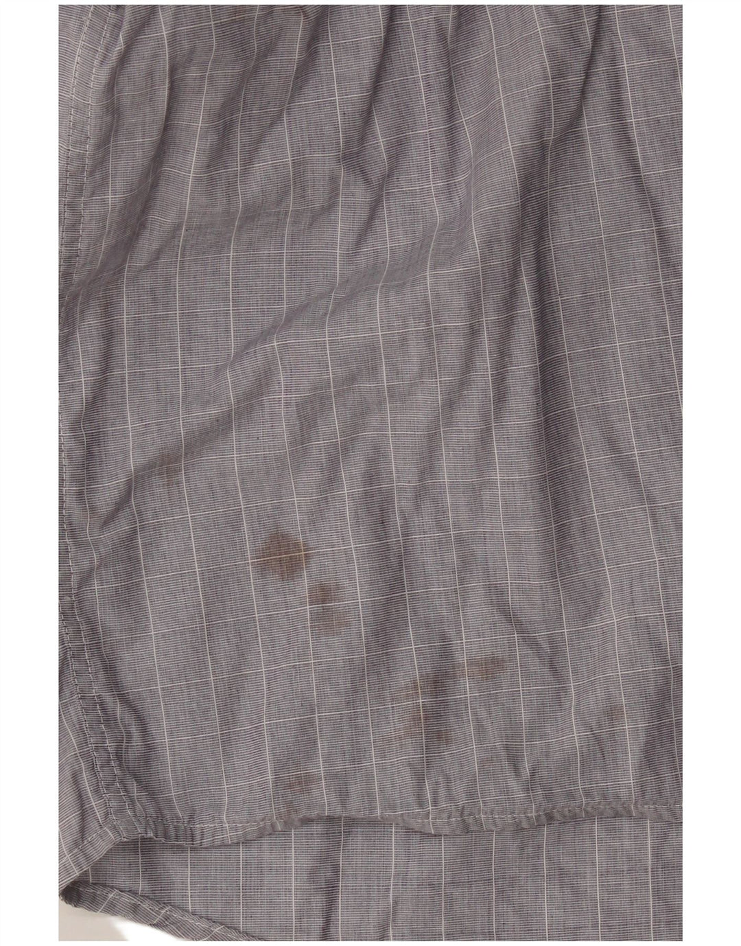 Lacoste herreskjorte str. 42 Large Grå ternet bomuld