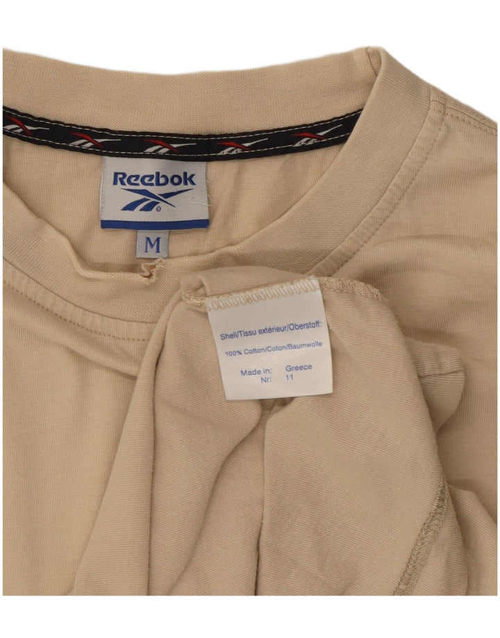 Reebok Herre T-Shirt Top Medium Beige Bomuld