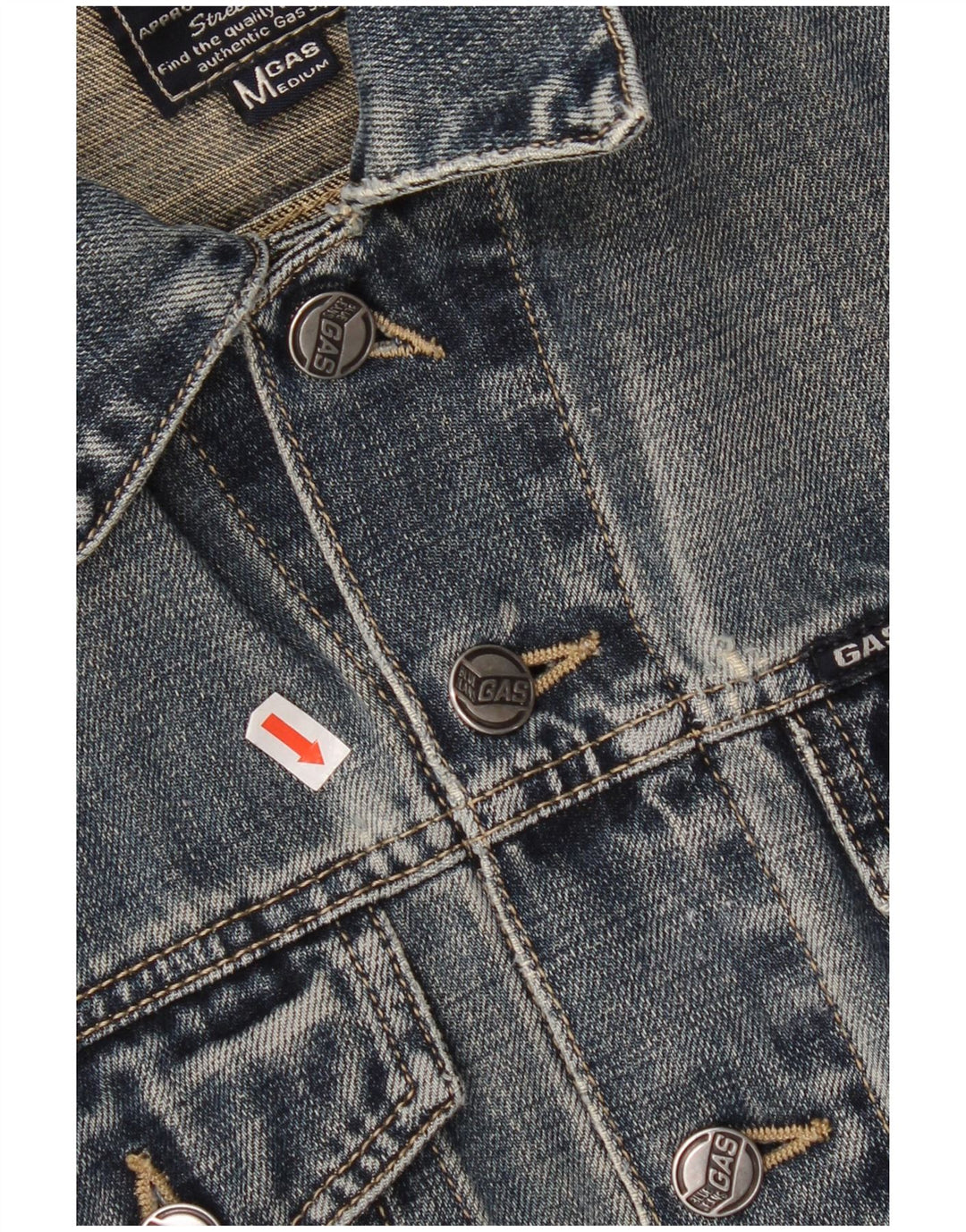 Gas Dame denimjakke UK 14 Medium Blue