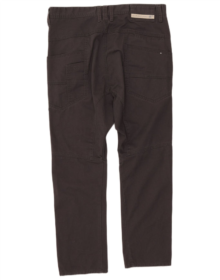 Jack & Jones Herre Slim Casual Bukser W34 L25 Sort Polyester