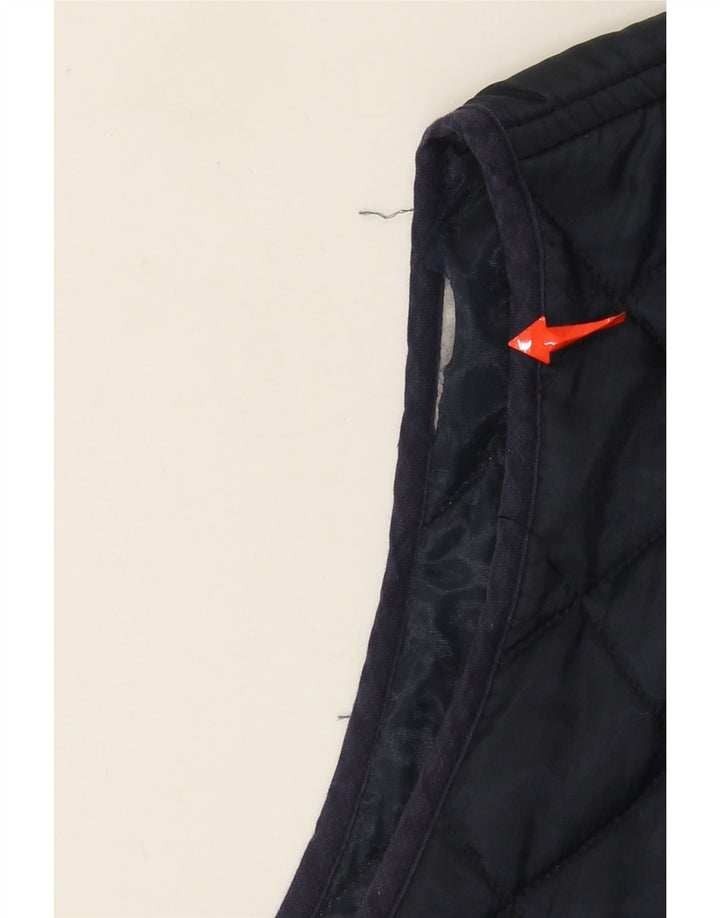 Wrangler Herre Quiltet Gilet UK 38 Medium Navy Blue Polyamid