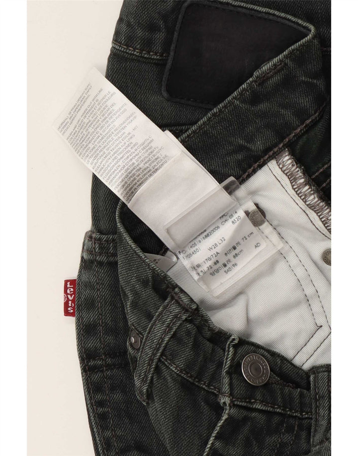Levi's Slim Jeans til kvinder W28 L32 Grøn bomuld