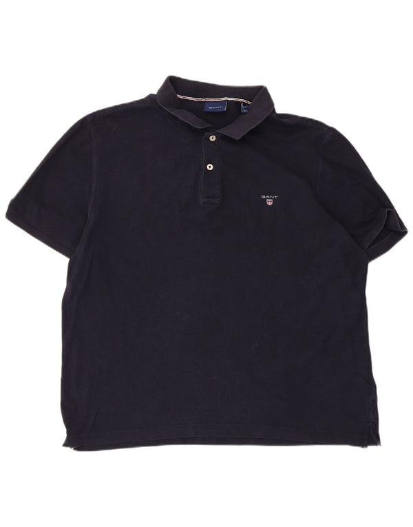 Gant herre poloshirt XL marineblå bomuld