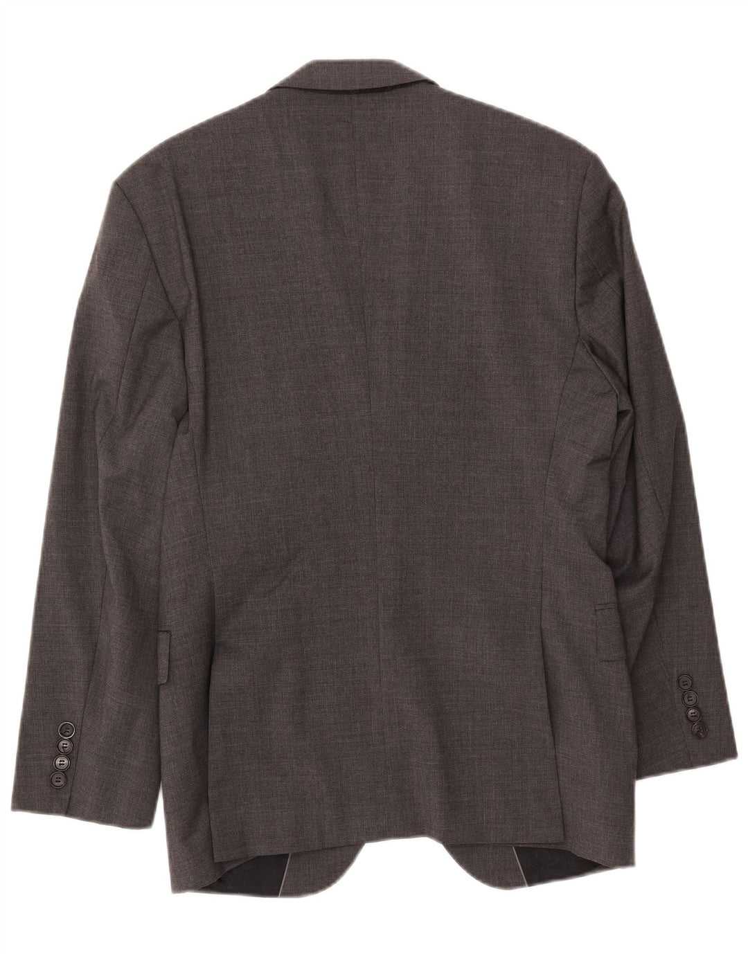 HUGO BOSS Herre 2-knaps blazerjakke EU 48 Mellemgrå uld