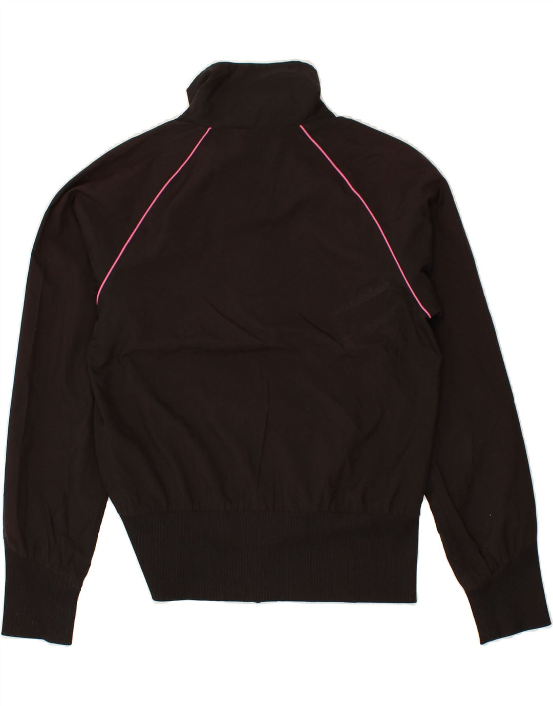 PUMA Womens Tracksuit Top Jacket UK 12 Medium Black | Vintage Puma | Thrift | Second-Hand Puma | Used Clothing | Messina Hembry 