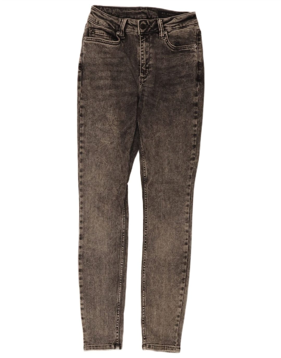 ALL SAINTS Dame Skinny Jeans Medium W28 L29 Grå Bomuld