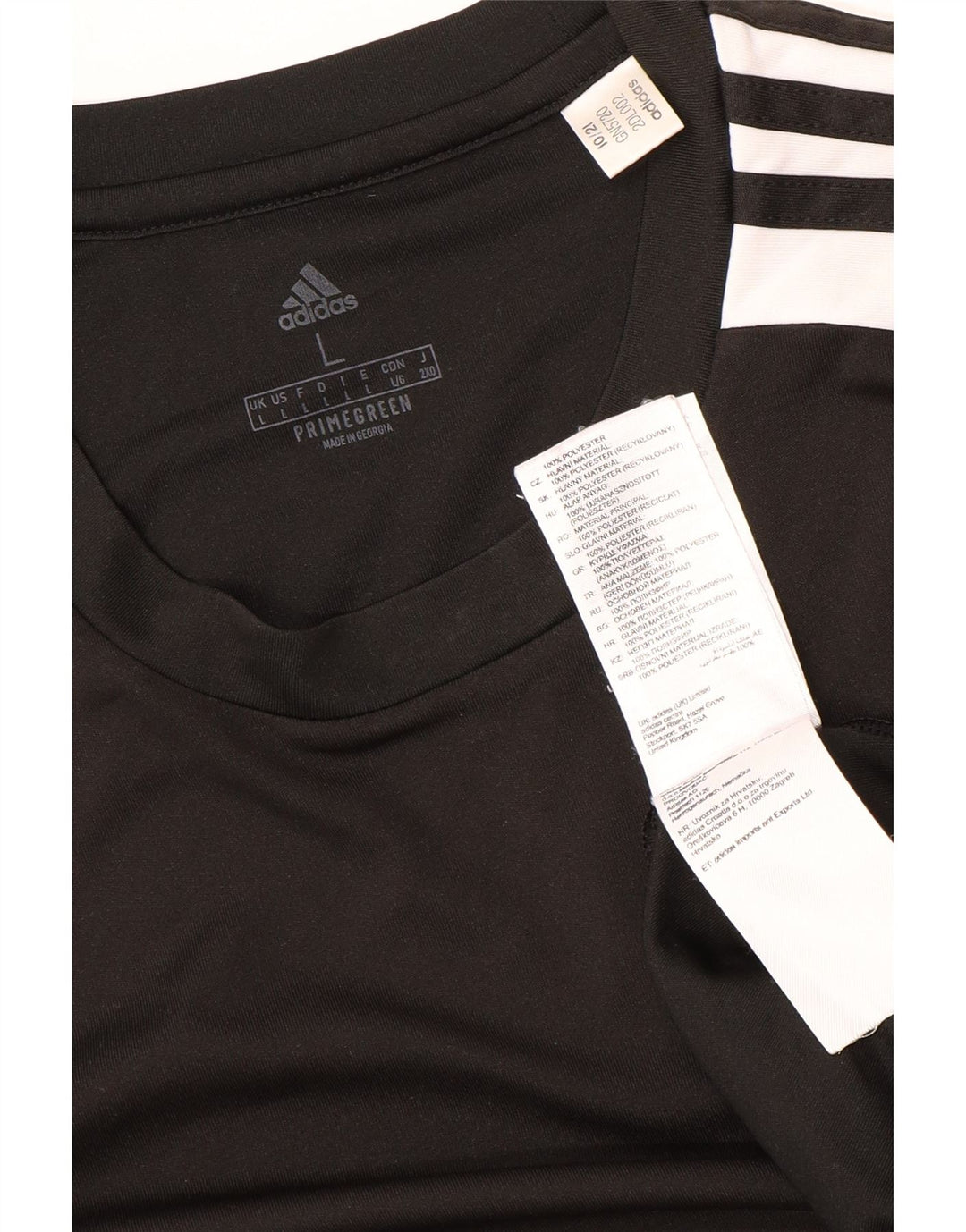 ADIDAS Aeroready T-Shirt Top Stor Sort Polyester