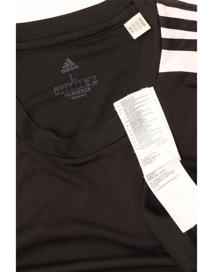 ADIDAS Aeroready T-Shirt Top Stor Sort Polyester