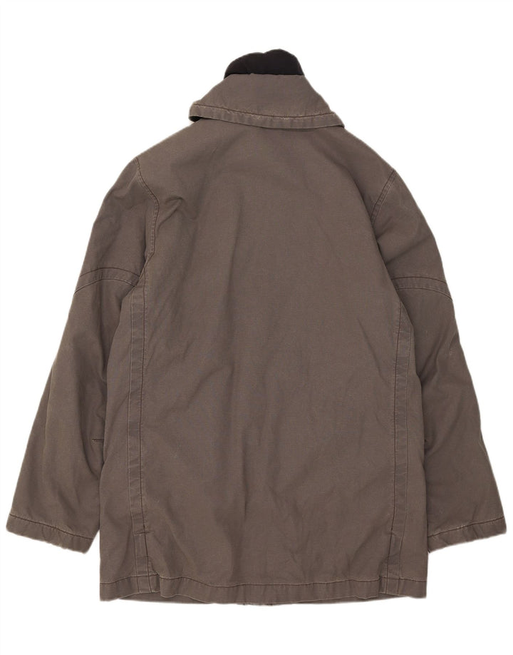 Murphy & Nye Herre Parka Jacket UK 38 Medium Grey Bomuld